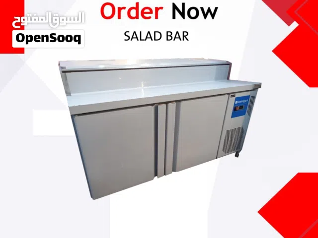 salad bar with bottom chiller