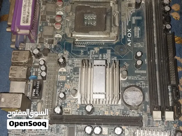 مذربورد AFOX LGA 775 جميع التفاصيل بالصورة