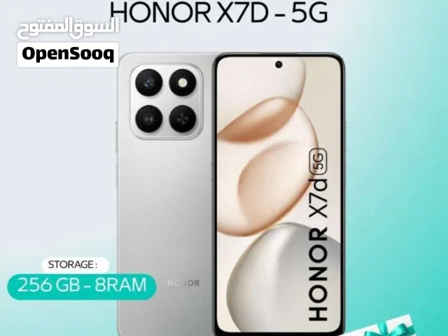 HONOR X7D -5G-( 256GB ) / RAM 8 NEW /// هونور اكس 7 دي ذاكرة 256 الرام 8 الجديد