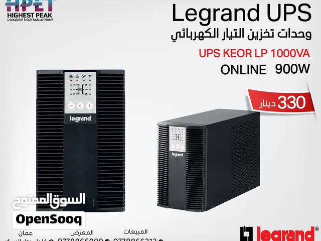 Legrand UPS KEOR LP 1000VA Online – قدرة 900 واط حافظ على استمرارية عملك مع أفضل أنظمة الطاقة