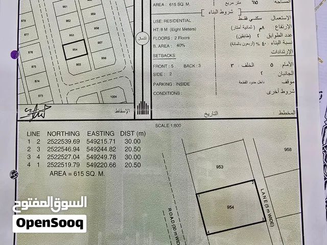 للبيع أرض في نزوى طيمسا