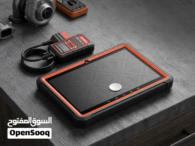 جهاز فحص وسكانر سيارات شامل احترافي (شاشة Launch + فيشة ThinkDiag 2 ) يفحص جميع أنواع السيارات