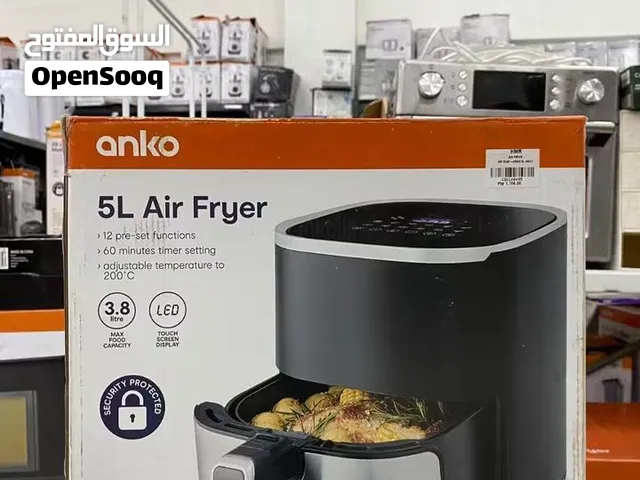 قلاية هوائية رقمية بسعة 5 لتر من الماركة الأسترالية الشهيرة Anko (رقم الموديل ZHAF-460A)، وتأتي بالل