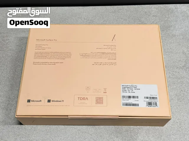 Microsoft surface pro snapdragon.Xelite open box    Not used