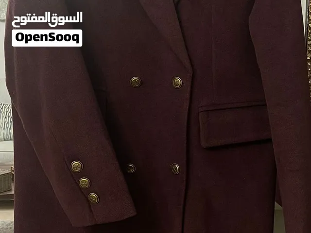 جاكيت جوخ برغندي جديد