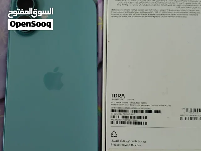 iphone 16 plus 256 green color Arabic version