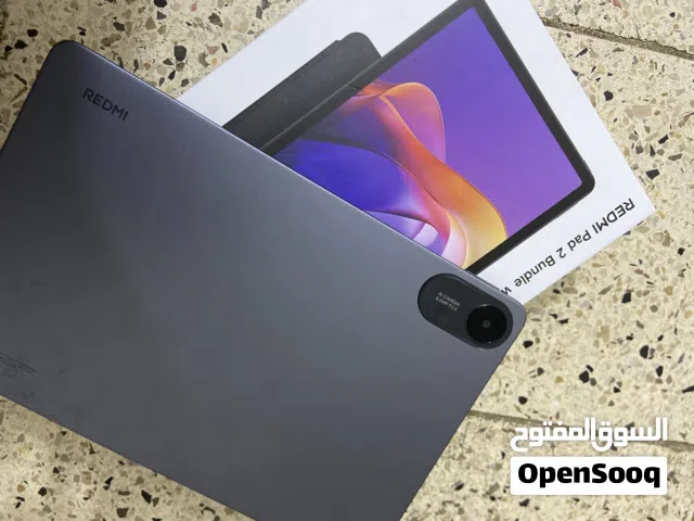 ايباد ريدمي باد 2 ذاكره 256 رام 8 الشاشه حجمه 11 انج ، التاب جديد استعماله فقط اسبوعين يدعم الشريحه