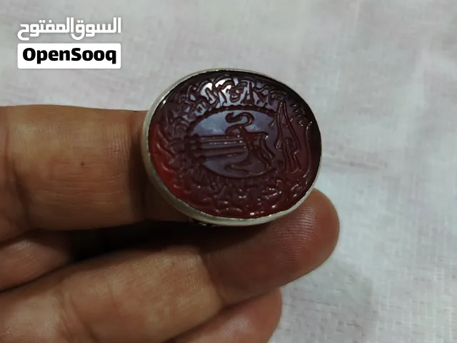 محابس فضة يماني منقوشات