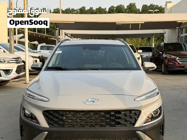 780 AED/MONTH  0% DP  HYUNDAI KONA SEL (2022)  هيونداي كونا بلون رمادي فول اوبشن