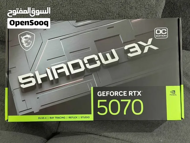 **للبيع: كرت شاشة MSI GeForce RTX 5070 Shadow OC**