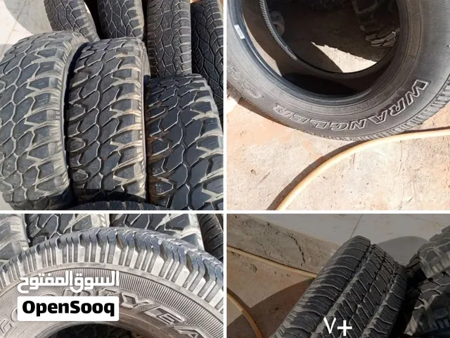 المطلوب ايطارات مستعملة  مطلوب اربع ايطارات 245/70/16 مستعملة نص تحجيرة او تحجيرة