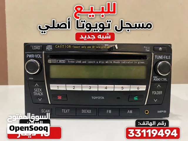 للبيع مسجل تويوتا اصلي تركب على اكثر أنواع التويوتا
