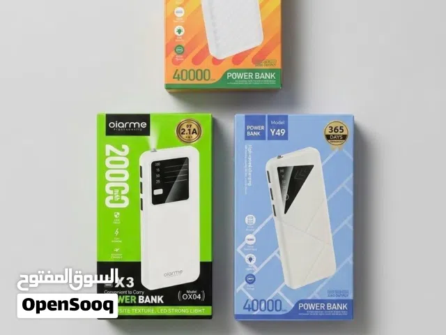 High-Capacity Power Bank Collection  40000mAh & 20000mAh Fast Charging Portable Charger