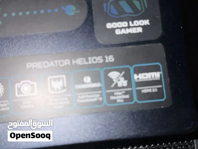 كمبيوتر قيمنق أيسر Predator Helios 16