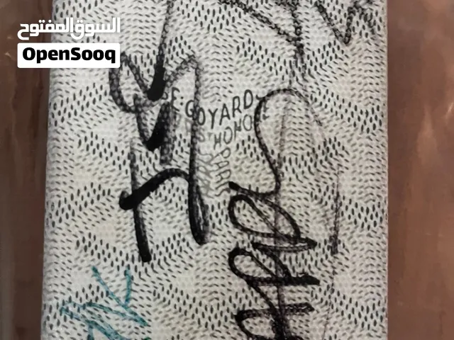 Signed Goyard phone case - Signed by Harry Pinero, Jesser, Darkest Man, and NBA Lethal Shooter.