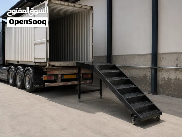 درج تفريغ حاويات حديد ثقيل متحرك مدهون جديد كامل
