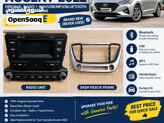 FOR SALE – ORIGINAL HYUNDAI ACCENT 2022 RADIO UNIT