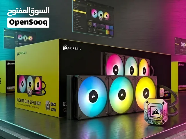 مبرد مائي CORSAIR iCUE H170i ELITE CAPELLIX XT - 420mm AIO Liquid Cooler احترافي بأداء تبريد عالي