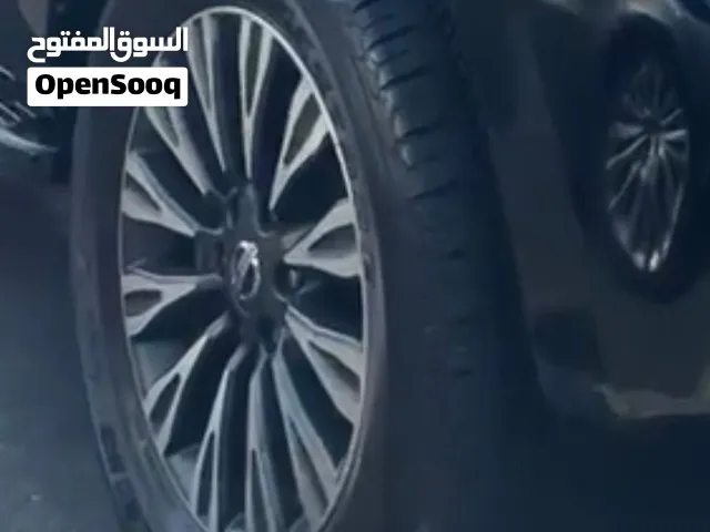 رنقات نيسان بلاتينيوم أصليات نظاف تواير بيرجستون نظاف للبدل برنقات برايد يفضل مع التواير تكون نظاف
