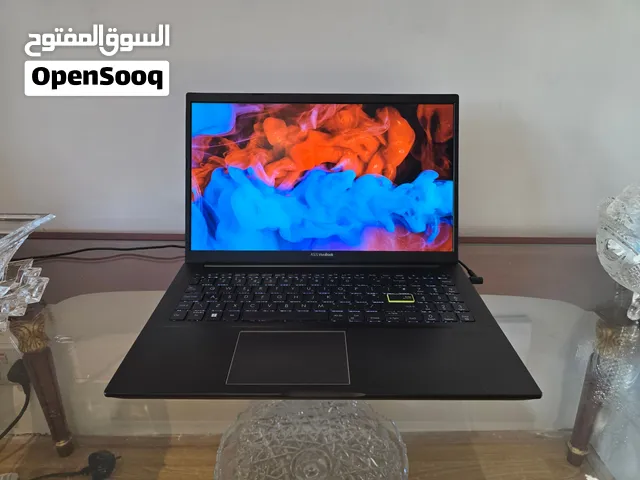لابتوب ASUS VivoBook 15  Ryzen 7  RAM 12GB  SSD 512GB  كيبورد مضيء  بطارية ممتازة