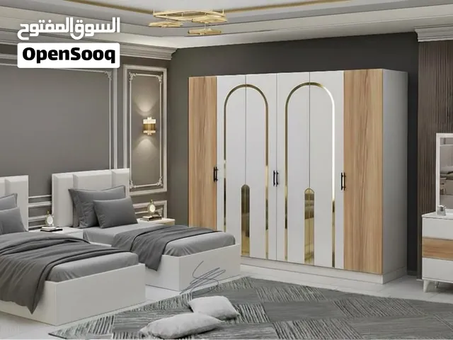 عرض تخفيض اسعار لمده محدوده غرف نوم تركي 5قطع شبابيه كنتور6 ابواب السعر 600 الف فقط