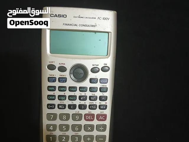 آلة حاسبة كاسيو الأصلية Casio FC-100V (مستعملة بحالة ممتازة)