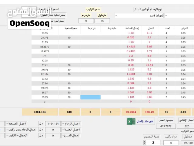 منظومة مصنع الرخام جملة قطاعي