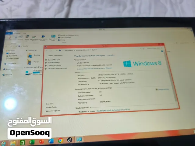 السلام عليكم لابتوب محمول لمس