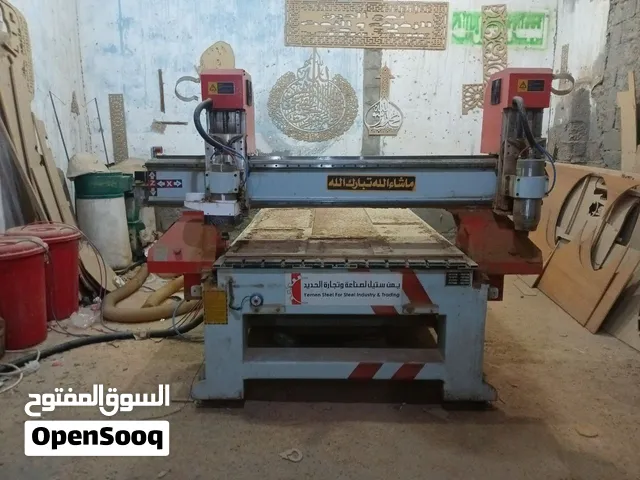 للبيع فرصة لا تتكرر لأصحاب الورش والمصانع   ماكينة CNC راوتر صناعية برأسين (2 Spindle) مناسب
