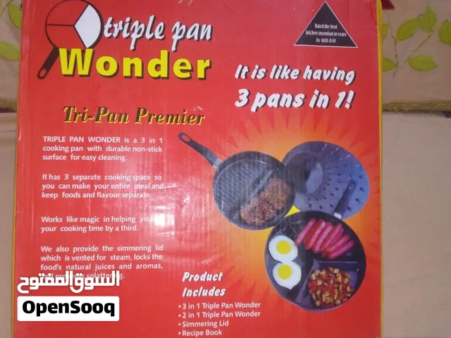 NEW SEAL PACK TRIPLE NON STICK PAN 2 SETS FROM SULTAN CENTRE R. O. 9