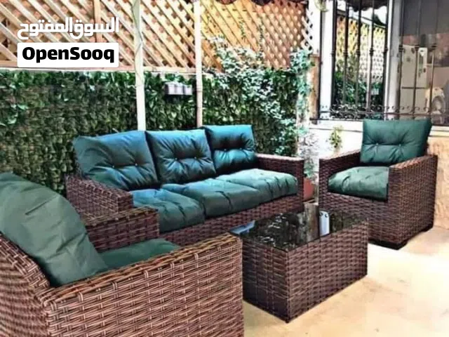 اطقم الرتان الجديدة الفاخرة 5 مقاعد واكثر ومراجيح ثلاثية ورباعية كما يوجد عش البلبل الجامبو