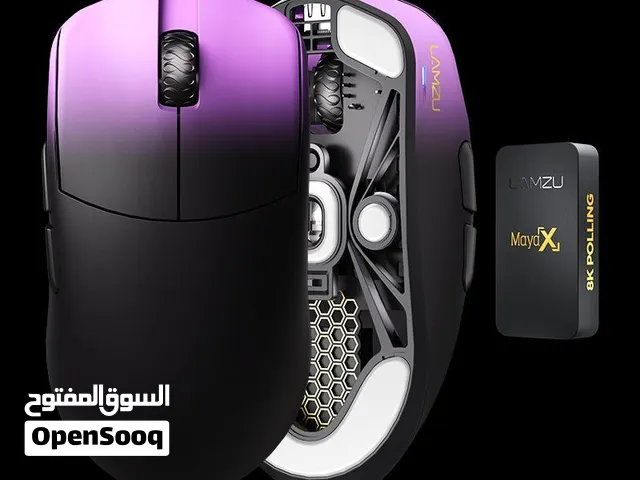 ماوس مايا اكس اسود و بنفسجي