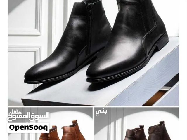 هاف بوت جلد طبيعي