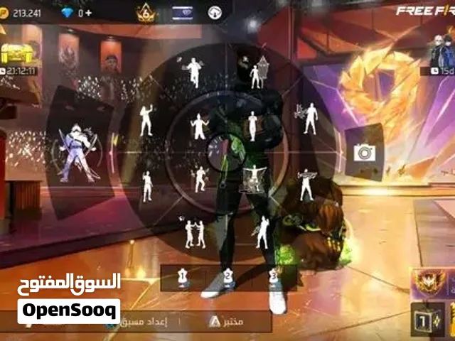 كونط فري فاير للبيع ولا للتبديل