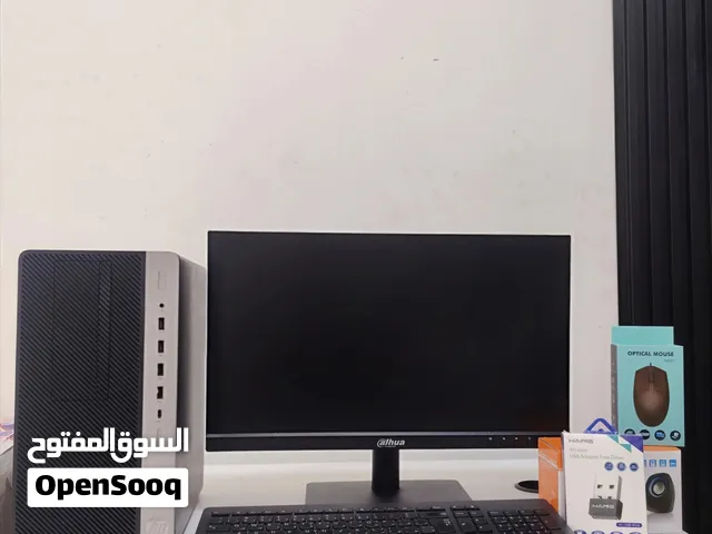 جهاز HP مكتبي كامل + شاشة 22 إنش جديدة 120Hz — فقط 169 دينار!