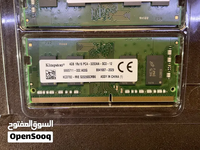 رامات لابتوب ddr4 من Kingston