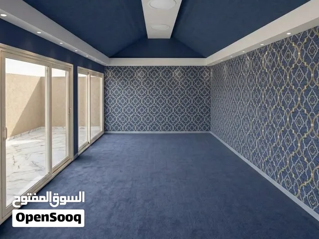 طابق للإيجار بشارع الوفود ارضي
