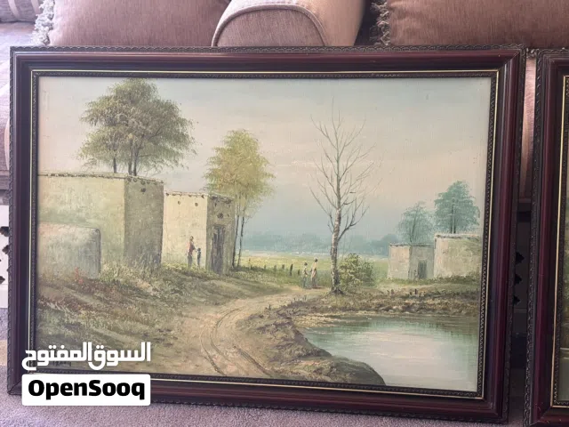 Hand-Painted Landscapes for Home Décor – Set of 3