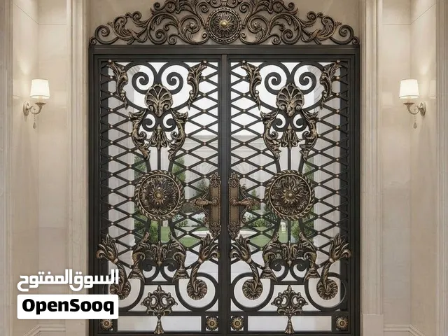 حداد كريتال فورجيه ليزر جمالونات جميع اعمال الحداده مظلات برجلات ابواب شبابيك بلكونات اسوار ترابزين