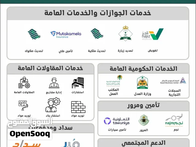 خدمات الاكترونية ومقاولات