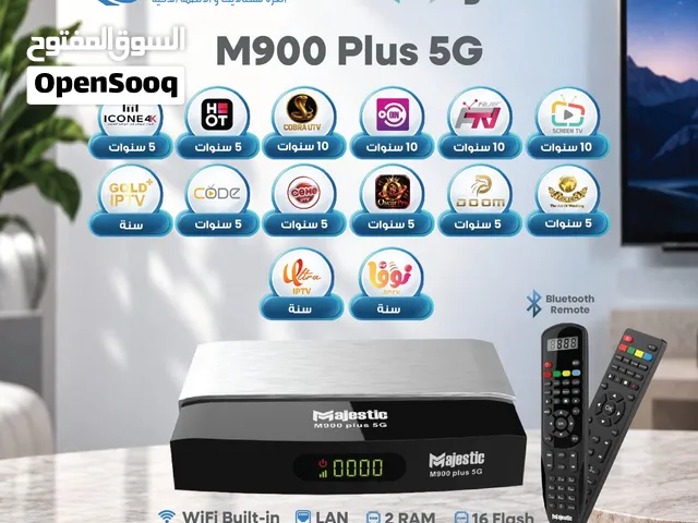 رسيفر ماجستيك m900 استمتع بأقوى اداء وسرعه يدعم اتصال wifi & lan و2G ram لأداء سريع شامل توصيل 49.99