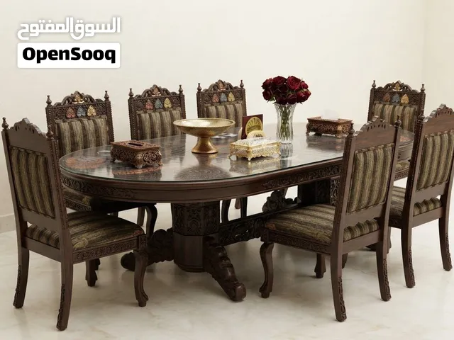 غرفة سفرة فاخرة مع بوفيه – صناعة إيرانية  زخارف Hand Made