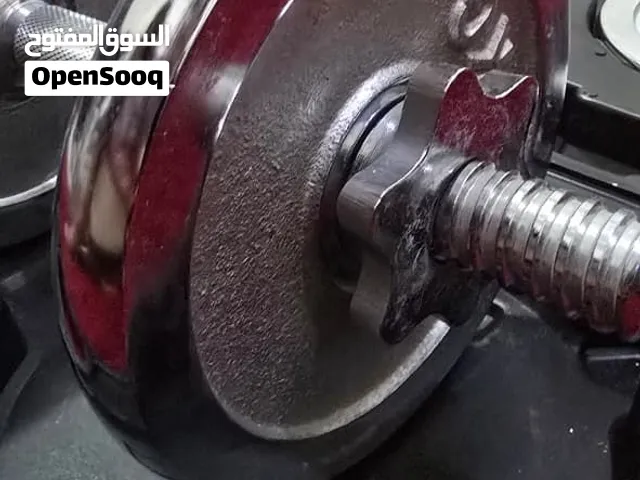 Dumbbell Set - very good condition - 5.0kg + 5.0kg + 2.5kg + 2.5kg (Stainless steel Dumbbell Set)