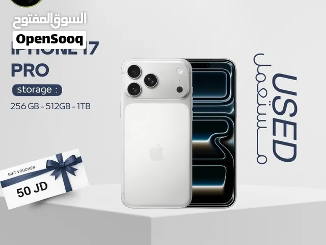 IPHONE 17 PRO ( 256GB ) USED SIM /// آيفون 17 برو ذاكرة 256 مستعمل بخط