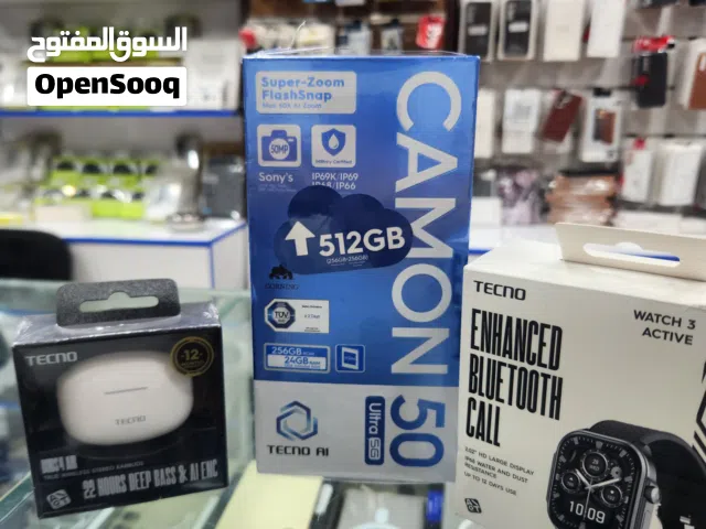 تكنو كامون 50 ultra  جديد كفالة الشركة بسعر مميز جدا مع بكج مميز