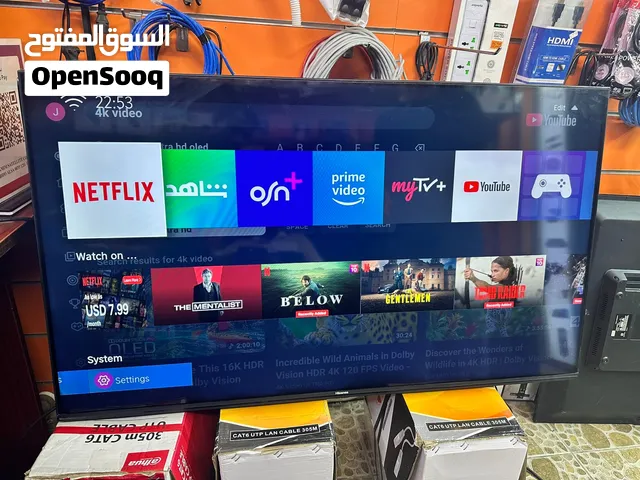 Hisense tv 50 inch smart with rimot