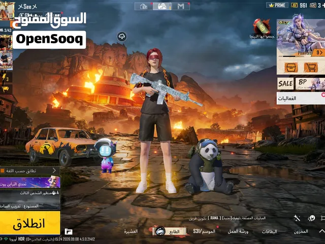 حساب ببجي للبيع سعر 250 الف