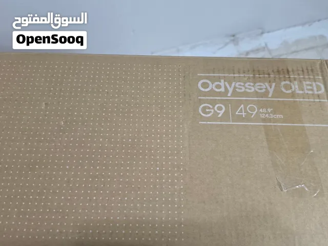 شاشه سامسونج اوديسي G9 اوليد 240hz كارتونتها وياها صارلها 3 اشهر من اشتريتها