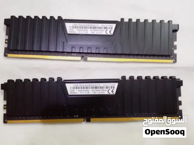 Ram ddr4 kigston and corser 16 giga