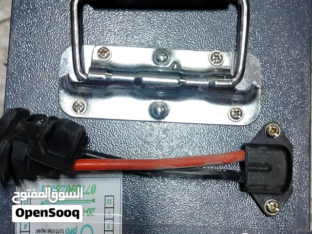 عندي بطاريه ليثيوم ايون 32A 72Vماصارشهر من اخذتها بعدها بالضمان السعرالنهائي 450الف مكاني بغداد